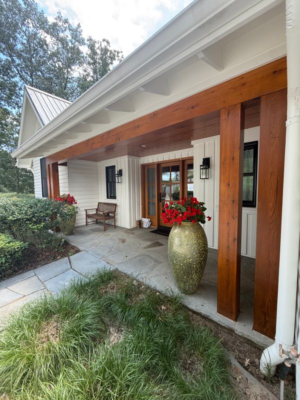 Exterior Deck staining & building