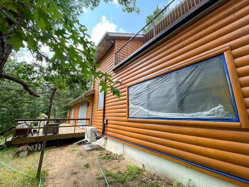 Log Home Refinishing