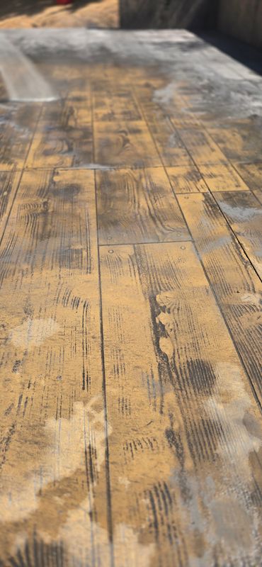 Stamped Concrete Installation
