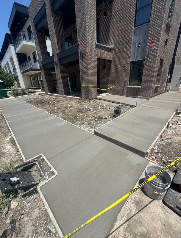 Sidewalk Installation