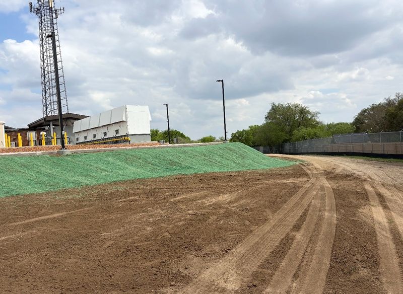 Pipeline right-of-way Hydro Mulching