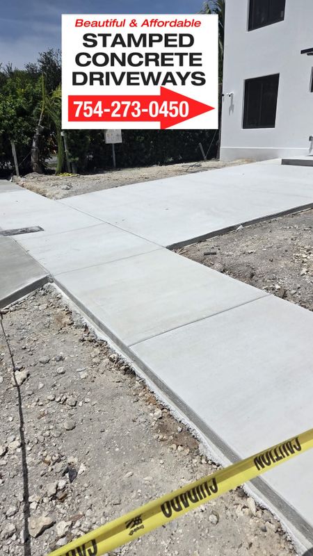 Stamped Concrete Installation
