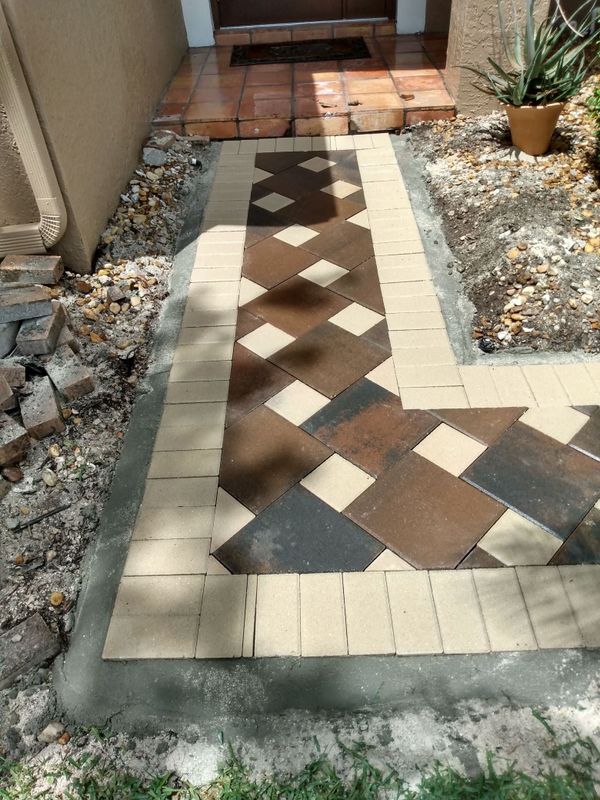 Stamped Concrete Installation