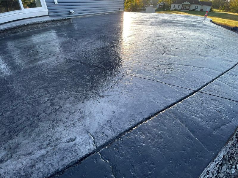 Stamped Concrete Installation