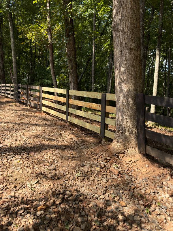 Fence Staining