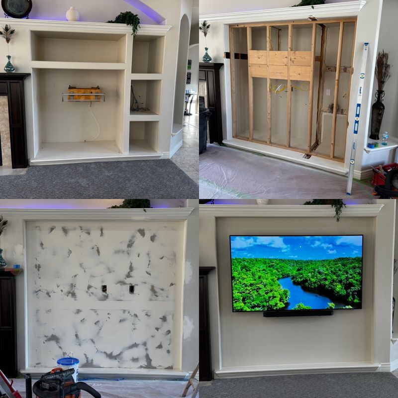 Transformative Living Room Upgrade: Elevating Entertainment in Hurricane, UT with Carpentry Kings Construction