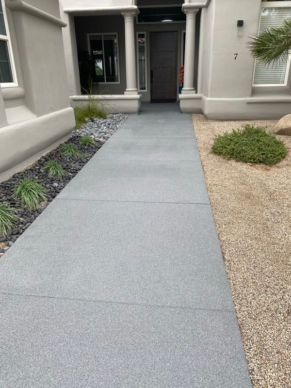Quartz sand finish concrete flooring 