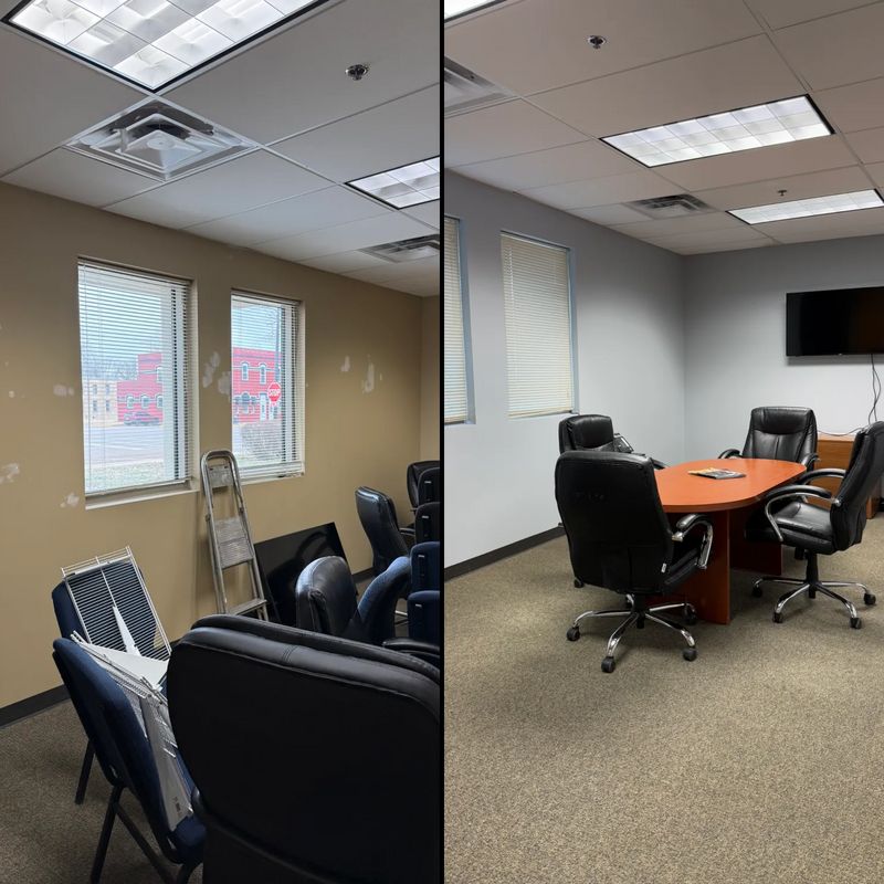 Transforming Office Spaces: Mathews Painting Revitalizes Your Work Environment