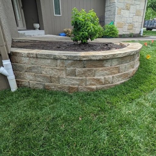Retaining Wall Installation