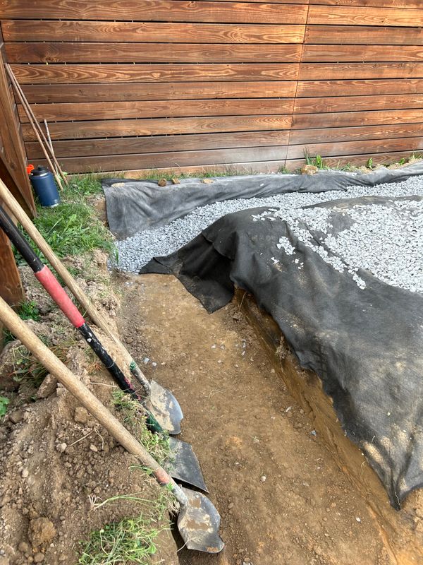 Outdoor French Drains