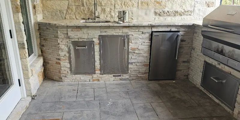 Outdoor Kitchen Construction