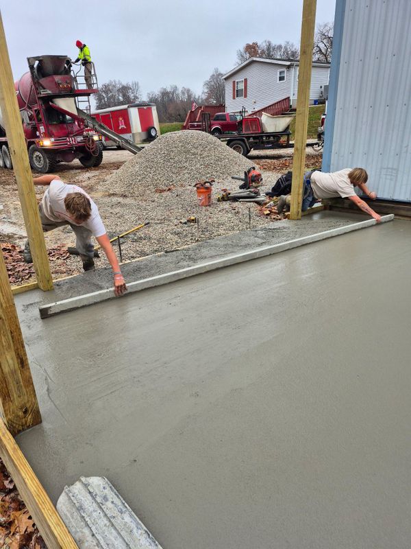 Full Depth Custom Carved Concrete