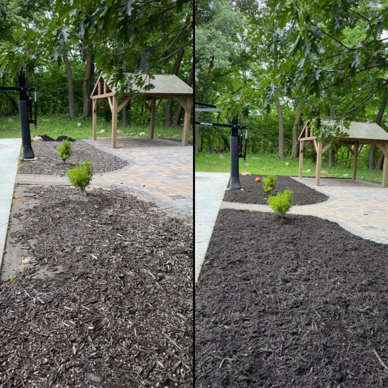 Mulch and Rock Installation gallery