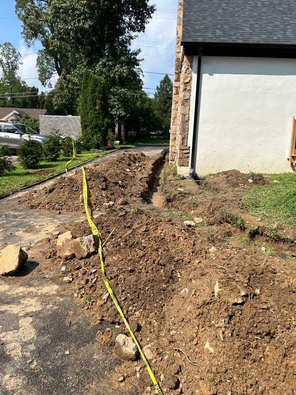 Outdoor French Drains
