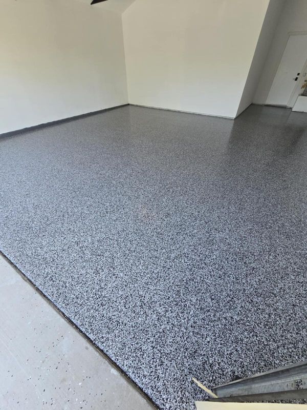 Epoxy garage floor