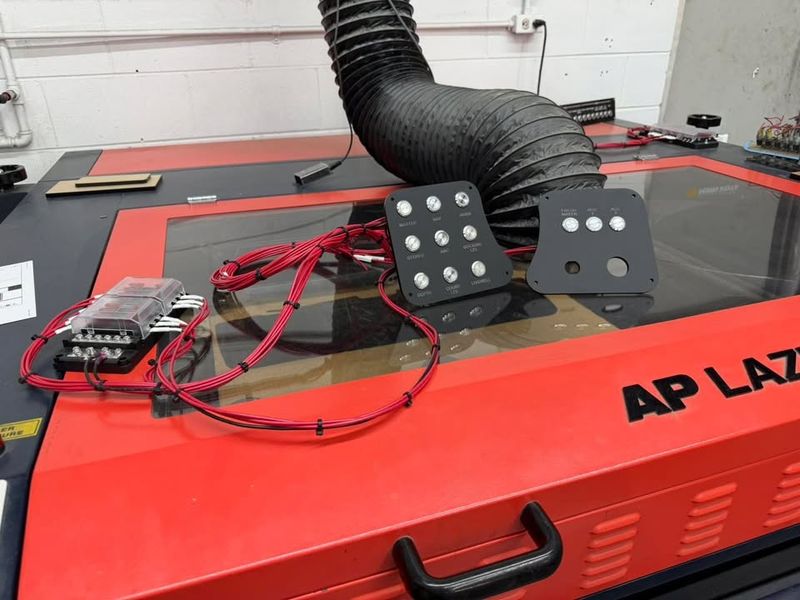 Custom Acrylic Dash Panel Fabrication