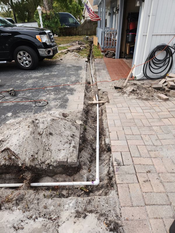Domestic water line repipes