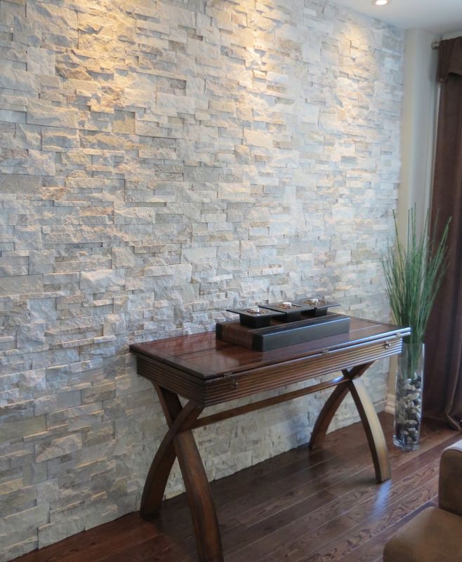 Stone Wall Installation