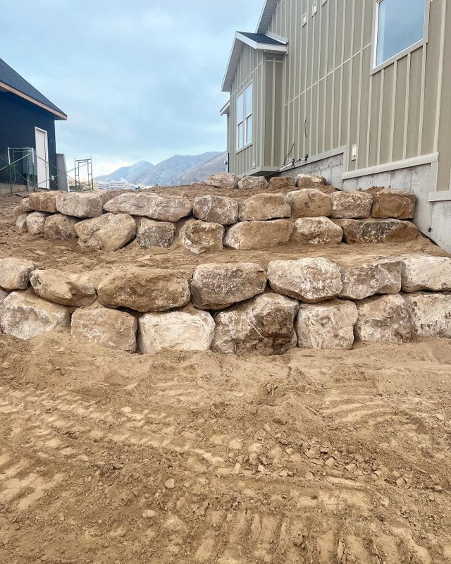 Rock and Block Retaining Walls