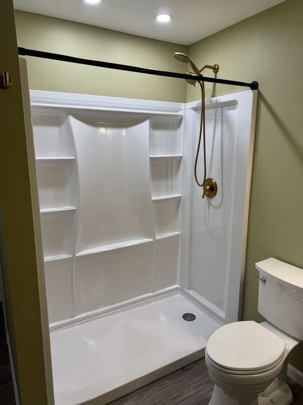 Edgar basement bathroom
