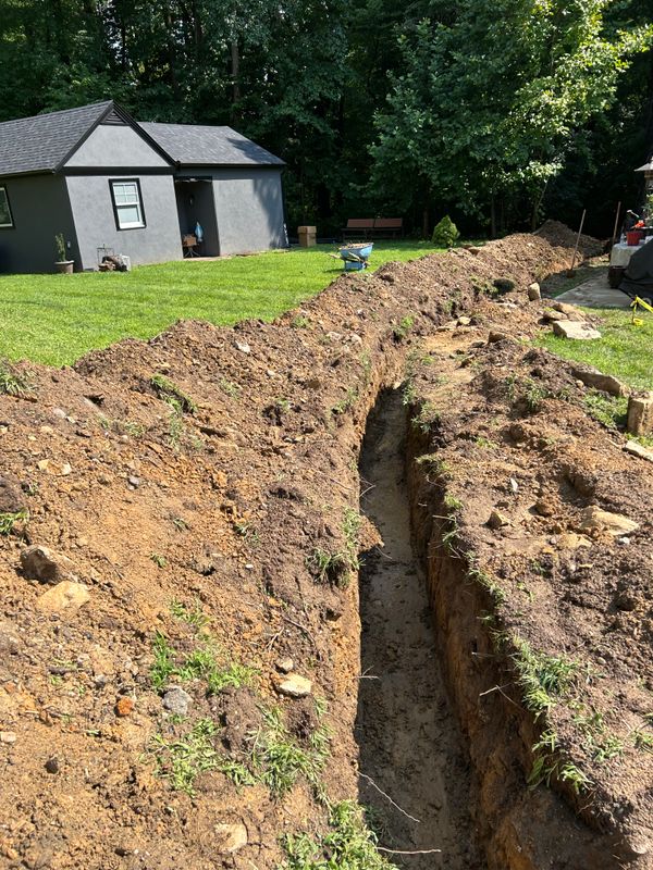 Outdoor French Drains