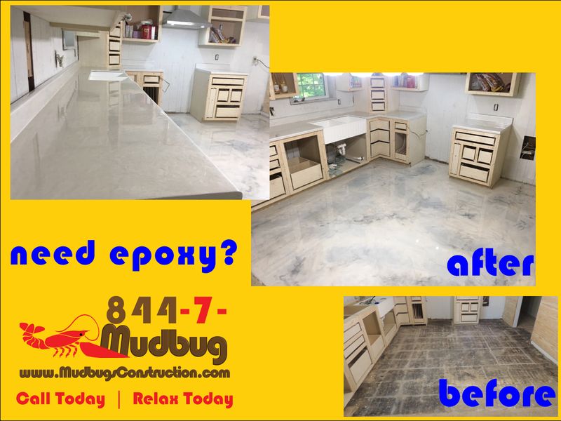 Epoxy Flooring, Countertops