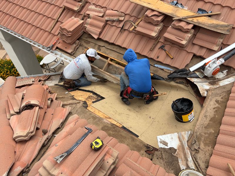 Seamless Tile Roof Leak Repair
