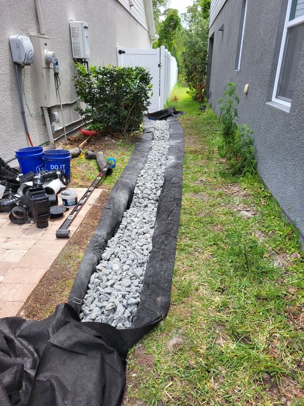 French Drain Installation
