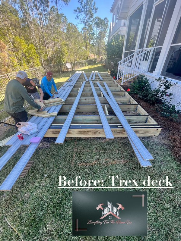 Outdoor carpentry 