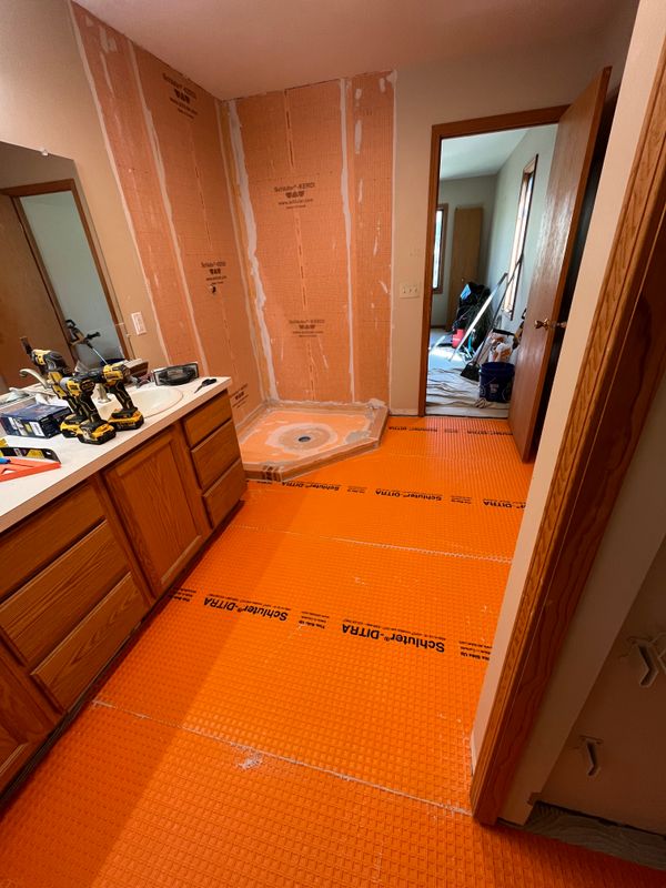 Tile showers and tub surrounds