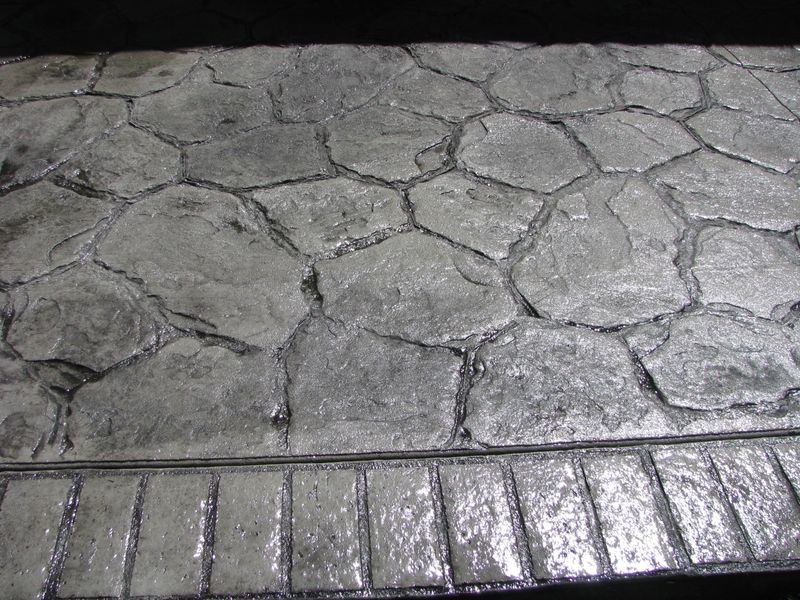 Stamped Concrete Installation