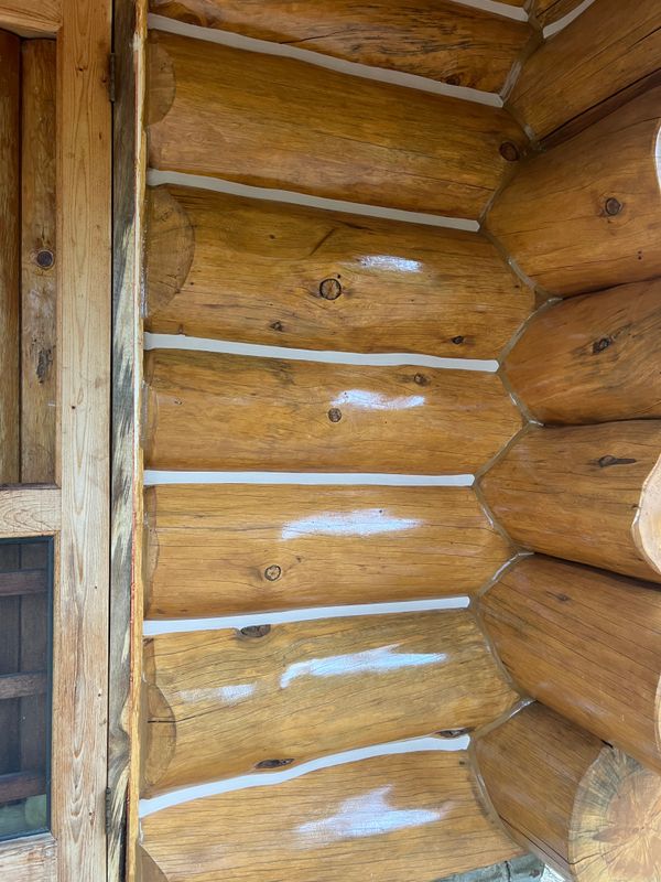 Log Home Chinking in Montana