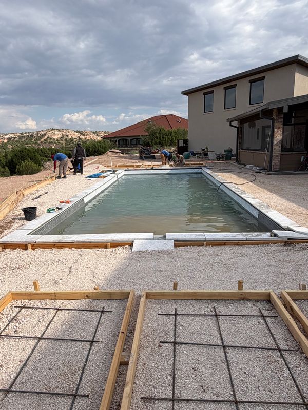 Pool Deck Paving