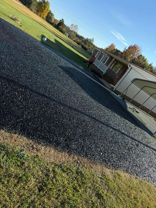Parking Lot Asphalt Installation