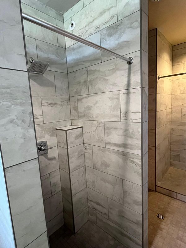 Tile installation