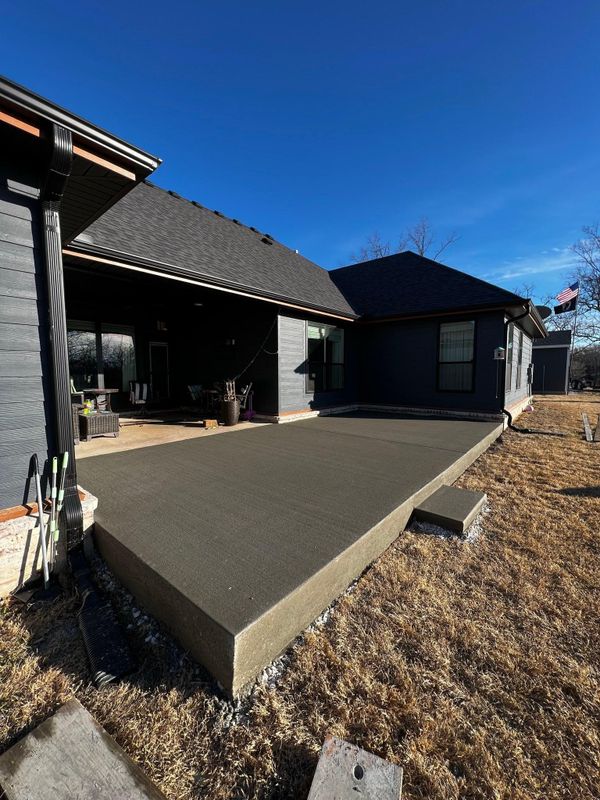Stamped Concrete Installation