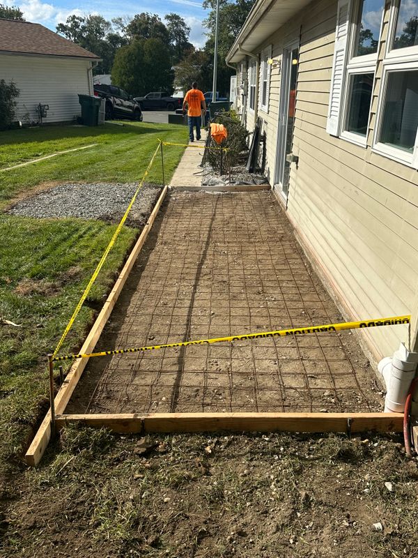Stamped Concrete Installation