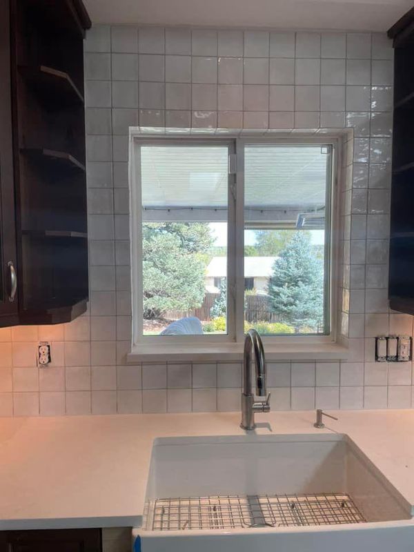 Backsplash Install 