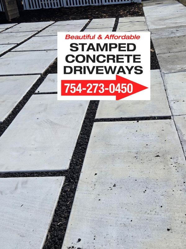 Stamped Concrete Installation