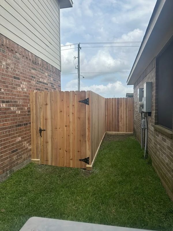 Wood Fence Installation