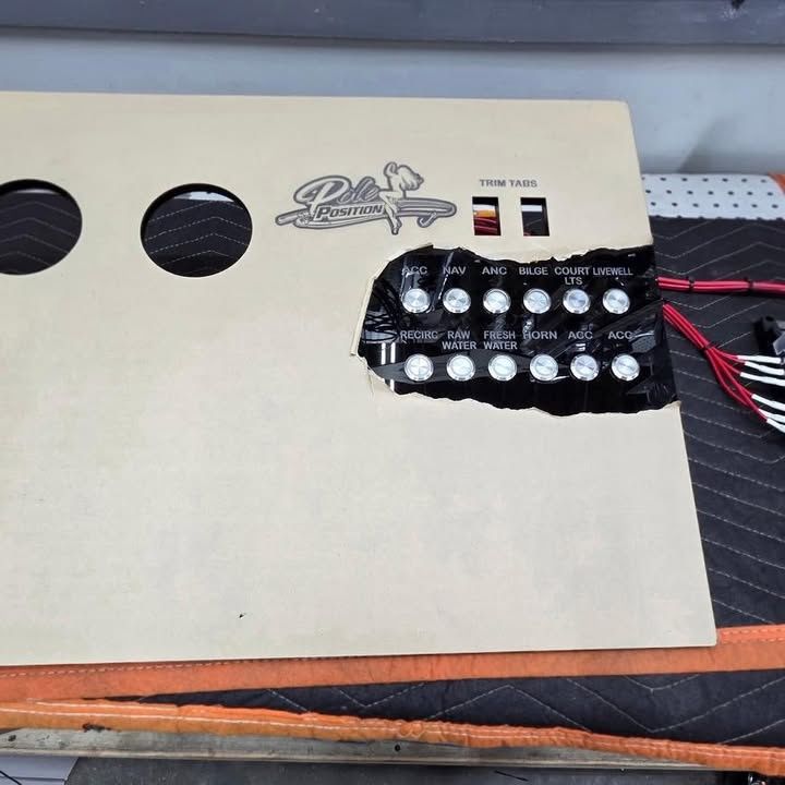 Custom Acrylic Dash Panel Fabrication