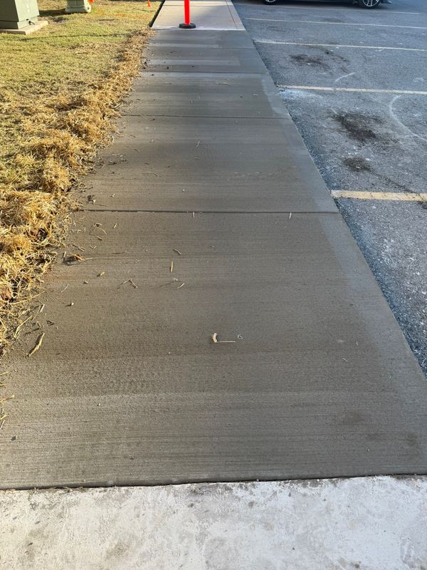 Sidewalk Installation
