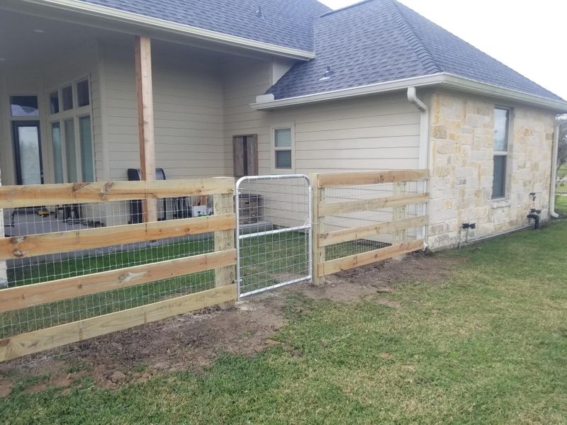 3 and 4 Board Fencing (optional wire added)