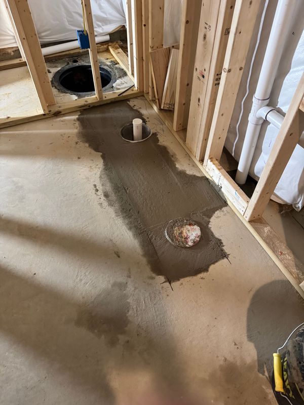 Edgar basement bathroom