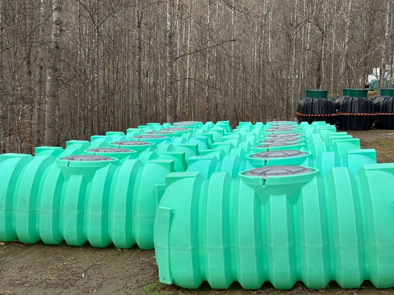 Sale of septic and drain field products.