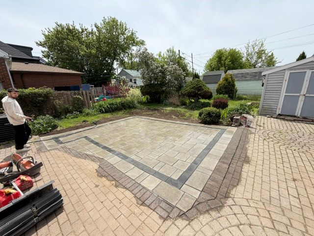 Interlock Patio Extension & Retaining Wall Removal | Hamilton, ON
