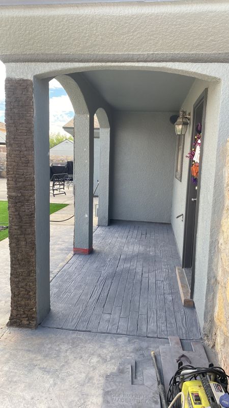 Concrete Color and Crack Repair