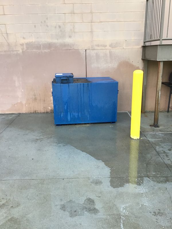 Eco-Safe Dumpster pad Cleaning