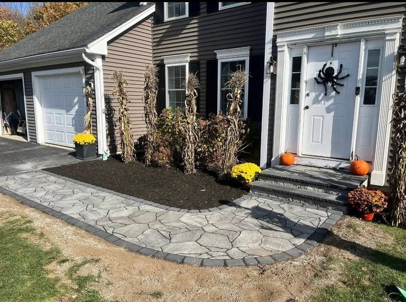 Stamped Concrete Installation