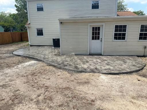 Stamped Concrete Installation